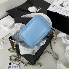 Chanel 22ss Маленькая косметичка с ажурными шариками Небольшая к