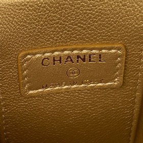 Chanel 22ss Маленькая косметичка с ажурными шариками Небольшая к