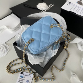 Chanel 22ss Маленькая косметичка с ажурными шариками Небольшая к