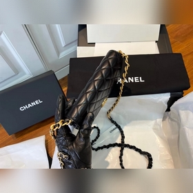 CHANEL Акрил Цепочка Элегантная изысканная сумка Модель 33814 Р