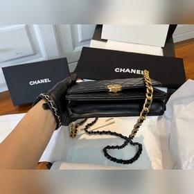 CHANEL Акрил Цепочка Элегантная изысканная сумка Модель 33814 Р