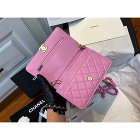 CHANEL Акрил Цепочка Элегантная изысканная сумка Модель 33814 Р