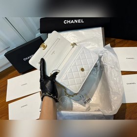 CHANEL Акрил Цепочка Элегантная изысканная сумка Модель 33814 Р