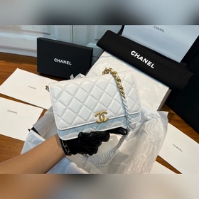 CHANEL Акрил Цепочка Элегантная изысканная сумка Модель 33814 Р