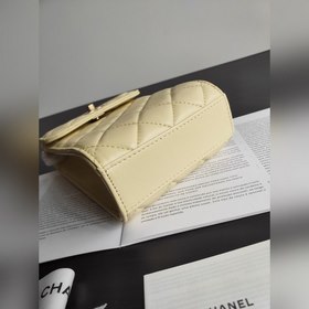 Chanel с двойным C-образным замком и регулируемой цепочкой из ове