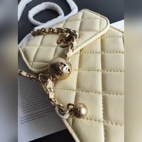 Chanel с двойным C-образным замком и регулируемой цепочкой из ове