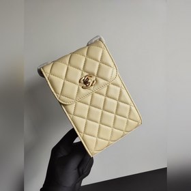 Chanel с двойным C-образным замком и регулируемой цепочкой из ове