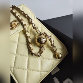 Chanel с двойным C-образным замком и регулируемой цепочкой из ове