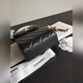 Chanel с двойным C-образным замком и регулируемой цепочкой из ове