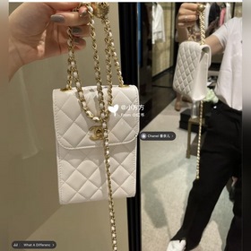Chanel с двойным C-образным замком и регулируемой цепочкой из ове