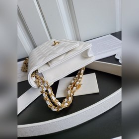 Chanel Золотая монета из кожи тельца Woc Сумка для денег с золото