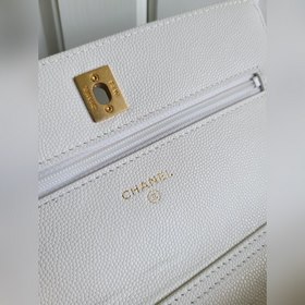 Chanel Золотая монета из кожи тельца Woc Сумка для денег с золото