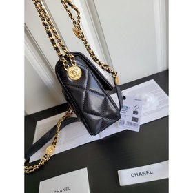 CHANEL Сумка через плечо с золотой цепочкой, модель 99177 Действи