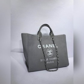 CHANEL Модель A66941 Женская сумка для покупок из джинсовой ткани