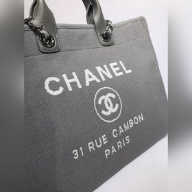 CHANEL Модель A66941 Женская сумка для покупок из джинсовой ткани