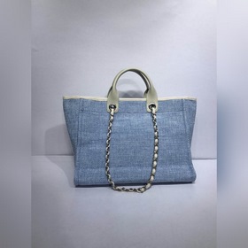 CHANEL Модель A66941 Женская сумка для покупок из джинсовой ткани