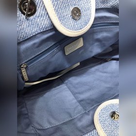 CHANEL Модель A66941 Женская сумка для покупок из джинсовой ткани