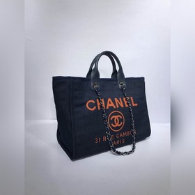CHANEL Модель A66941 Женская сумка для покупок из джинсовой ткани