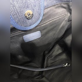 CHANEL Модель A66941 Женская сумка для покупок из джинсовой ткани