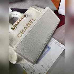 CHANEL Модель A66941 Большая ручная сумка для пляжа Материал： хло