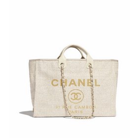 CHANEL Модель A66941 Большая ручная сумка для пляжа Материал： хло