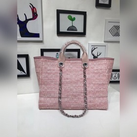 CHANEL Модель A66941 Женская сумка-тоут из джинсовой ткани для по