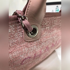 CHANEL Модель A66941 Женская сумка-тоут из джинсовой ткани для по