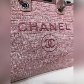 CHANEL Модель A66941 Женская сумка-тоут из джинсовой ткани для по