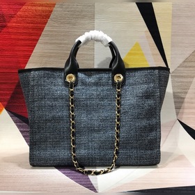 CHANEL Модель A66941 Большая ручная сумка для пляжа Материал： хло