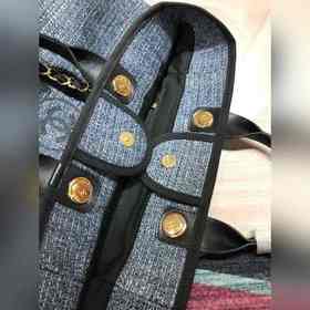 CHANEL Модель A66941 Большая ручная сумка для пляжа Материал： хло