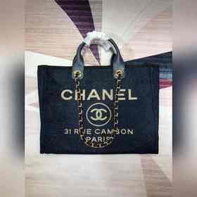 CHANEL Модель A66941 Большая ручная сумка для пляжа Материал： сме