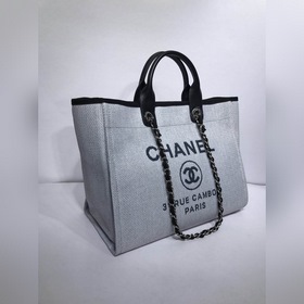 CHANEL Модель A66941 Женская сумка для покупок из джинсовой ткани