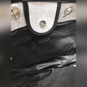 CHANEL Модель A66941 Женская сумка для покупок из джинсовой ткани