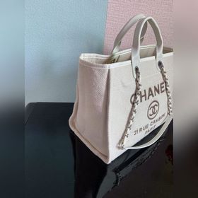 CHANEL Модель A66941 Большая ручная сумка для пляжа Материал： вел