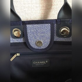 CHANEL Модель A66941 Большая ручная сумка для пляжа Материал： вел