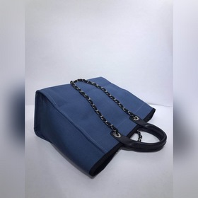 CHANEL Модель A66941 Женская сумка для покупок из джинсовой ткани