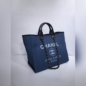 CHANEL Модель A66941 Женская сумка для покупок из джинсовой ткани