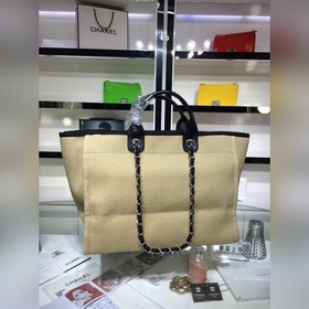 CHANEL Модель A66941 Женская сумка-тоут из джинсовой ткани для по