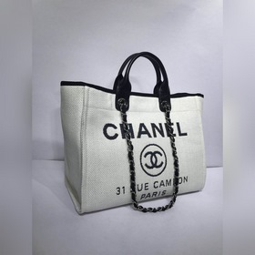 CHANEL Модель A66941 Женская сумка для покупок из джинсовой ткани