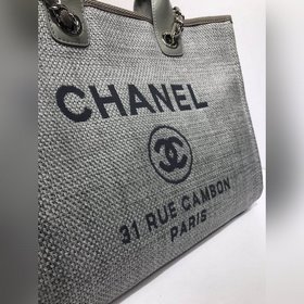 CHANEL Модель A66941 Женская сумка для покупок из джинсовой ткани