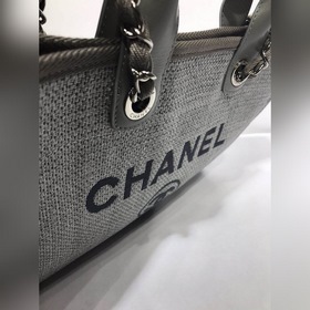 CHANEL Модель A66941 Женская сумка для покупок из джинсовой ткани