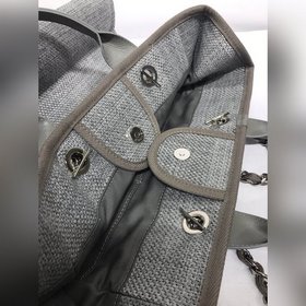 CHANEL Модель A66941 Женская сумка для покупок из джинсовой ткани
