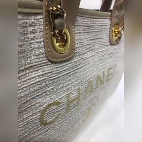 CHANEL Модель A66941 Женская сумка для покупок из джинсовой ткани