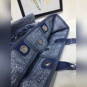 CHANEL Модель A66941 Женская сумка для покупок из джинсовой ткани