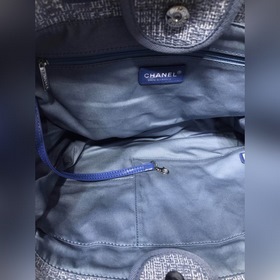 CHANEL Модель A66941 Женская сумка для покупок из джинсовой ткани