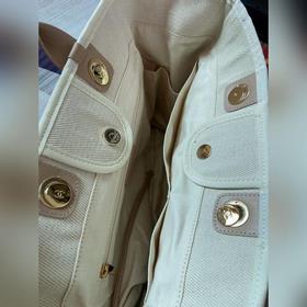 CHANEL Модель A66941 Женская сумка-тоут из джинсовой ткани для по