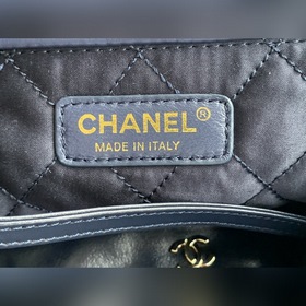 CHANEL Импортная сумка из джинсовой ткани с цепочкой Большой разм