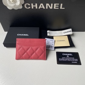 CHANEL Классический кожаный кошелек, модель 31510 Материал с мелк