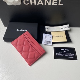 CHANEL Классический кожаный кошелек, модель 31510 Материал с мелк