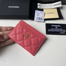CHANEL Классический кожаный кошелек, модель 31510 Материал с мелк